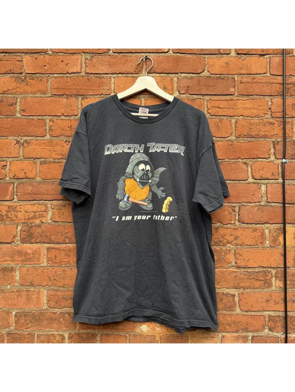 Vintage Mr potato head Darth Tater I am your father t shirt